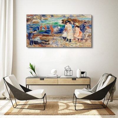Summer afternoon by the sea Print on canvas