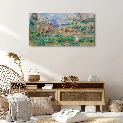 Spring landscape Canvas wall art