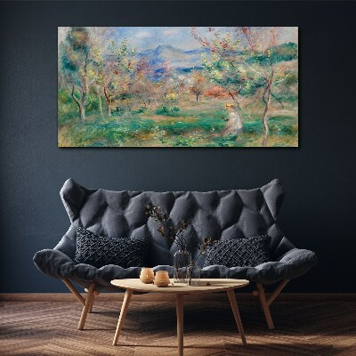 Spring landscape Canvas wall art