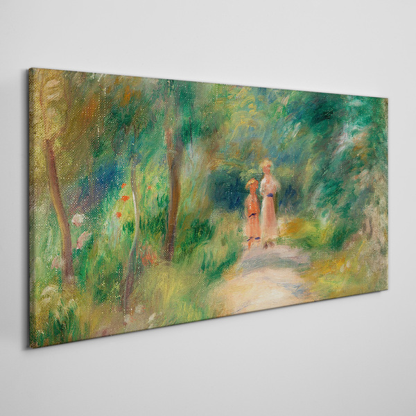 A walk in the green Print on canvas