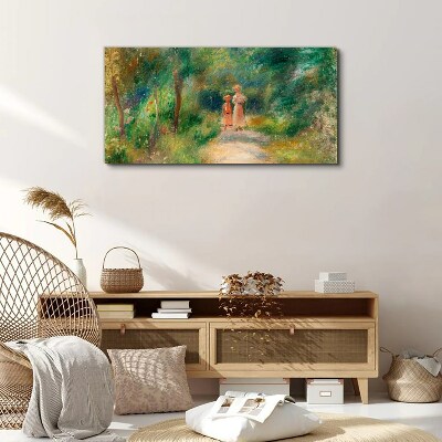A walk in the green Print on canvas