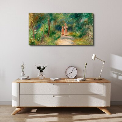 A walk in the green Print on canvas