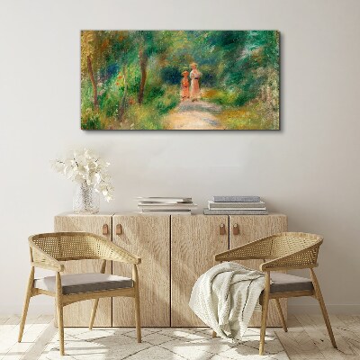 A walk in the green Print on canvas