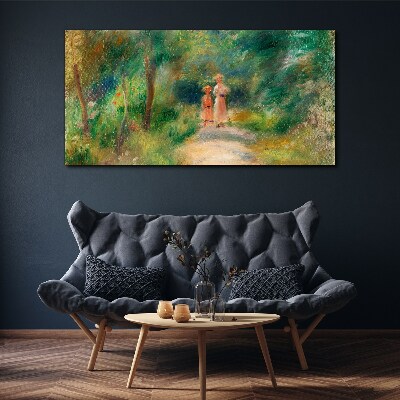 A walk in the green Print on canvas
