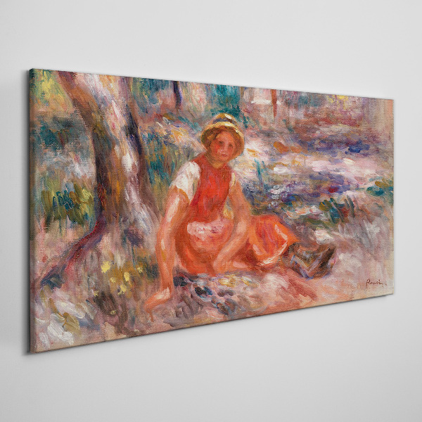 Summer Moment in the Park Canvas wall art