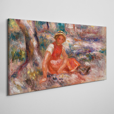 Summer Moment in the Park Canvas wall art