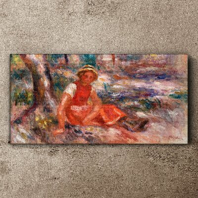 Summer Moment in the Park Canvas wall art