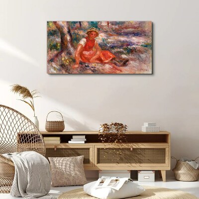 Summer Moment in the Park Canvas wall art