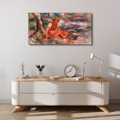 Summer Moment in the Park Canvas wall art