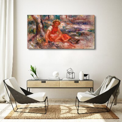 Summer Moment in the Park Canvas wall art