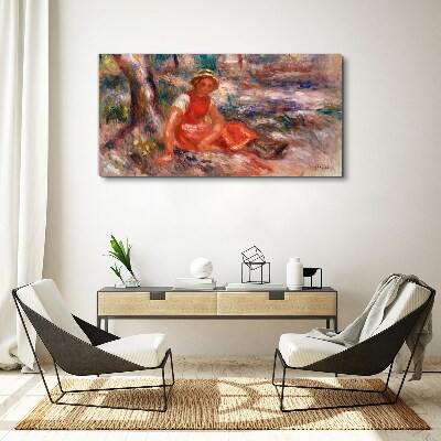 Women abstraction forest Canvas print