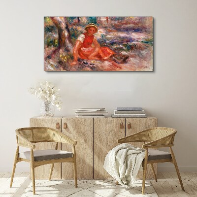 Summer Moment in the Park Canvas wall art