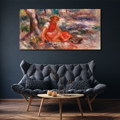 Summer Moment in the Park Canvas wall art