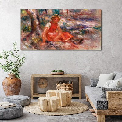 Summer Moment in the Park Canvas wall art