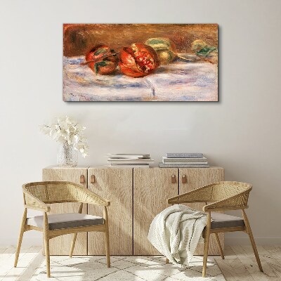 Fruit still lifes Print on canvas