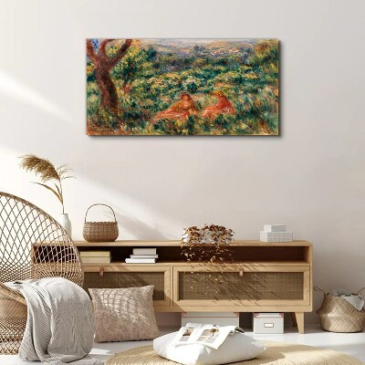 Summer Afternoon in the Garden Print on canvas