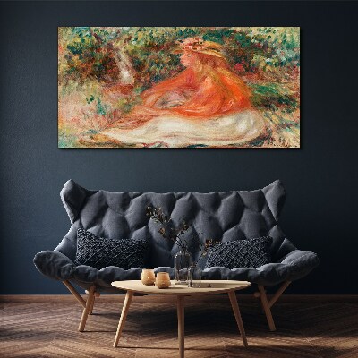 Soaking in the summer sun Canvas wall art