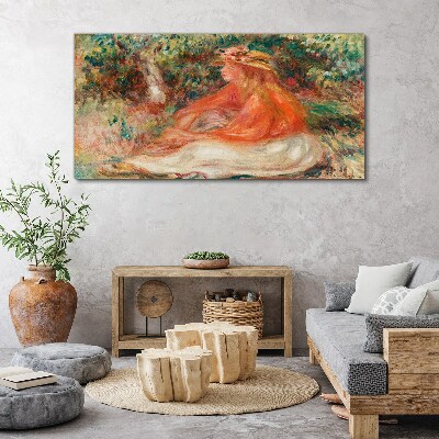 Soaking in the summer sun Canvas wall art