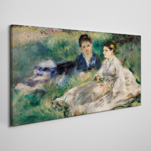A walk in the green Print on canvas