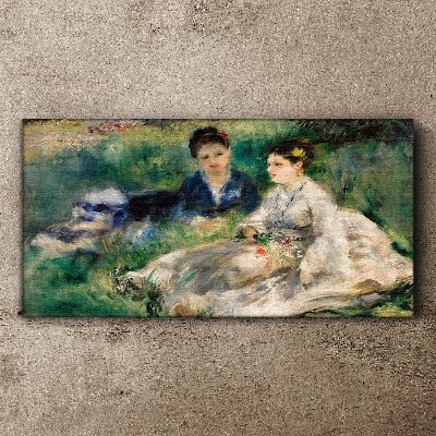 A walk in the green Print on canvas