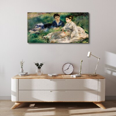A walk in the green Print on canvas