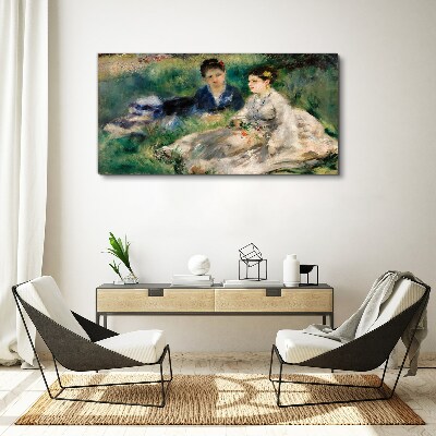 A walk in the green Print on canvas