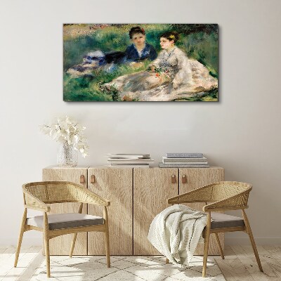 A walk in the green Print on canvas