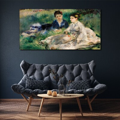 A walk in the green Print on canvas