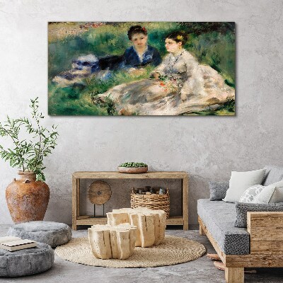 A walk in the green Print on canvas