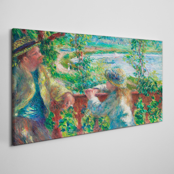 Summer afternoon on the river Print on canvas