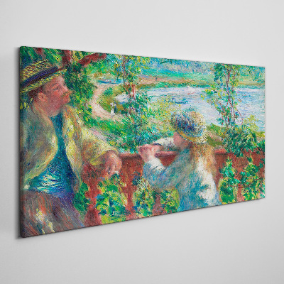 Summer afternoon on the river Print on canvas