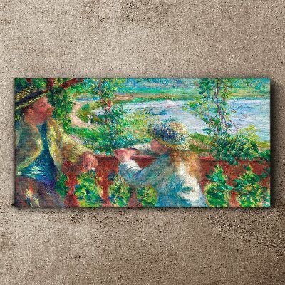 Summer afternoon on the river Print on canvas