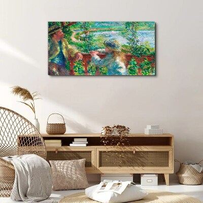 Summer afternoon on the river Print on canvas