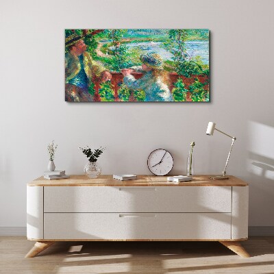 Summer afternoon on the river Print on canvas