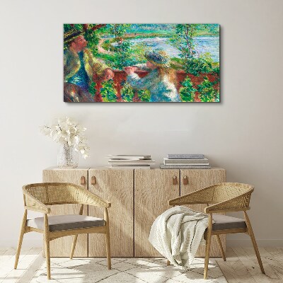 Summer afternoon on the river Print on canvas