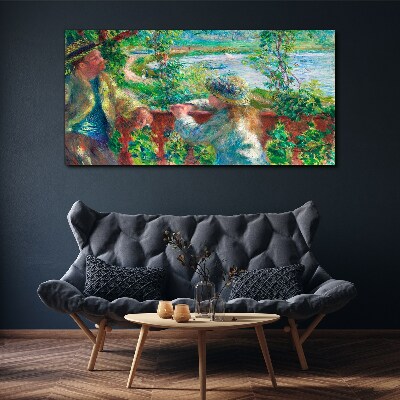Summer afternoon on the river Print on canvas