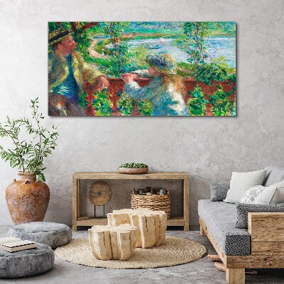 Summer afternoon on the river Print on canvas