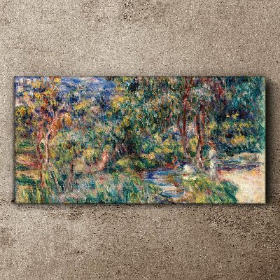 Summer Afternoon in the Park Canvas wall art