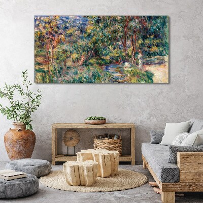 Summer Afternoon in the Park Canvas wall art