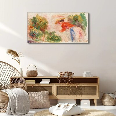 Working in the garden Canvas wall art
