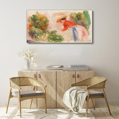 Working in the garden Canvas wall art