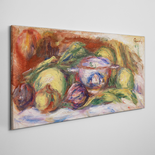 Still life with fruit Print on canvas