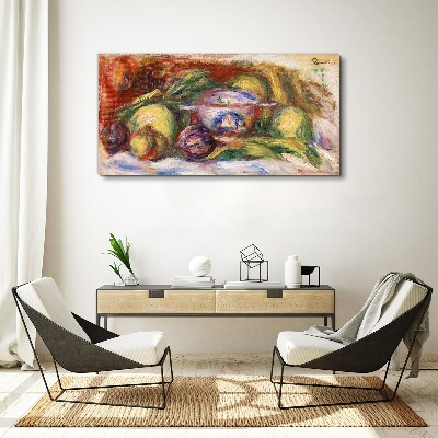 Still life with fruit Print on canvas