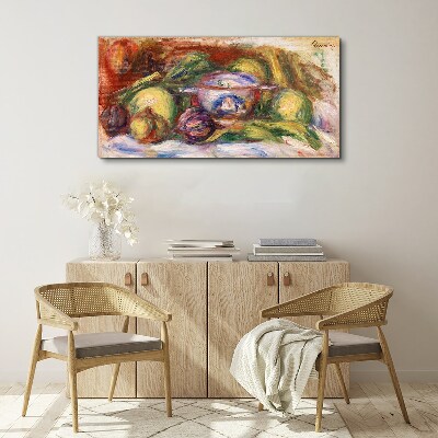 Still life with fruit Print on canvas