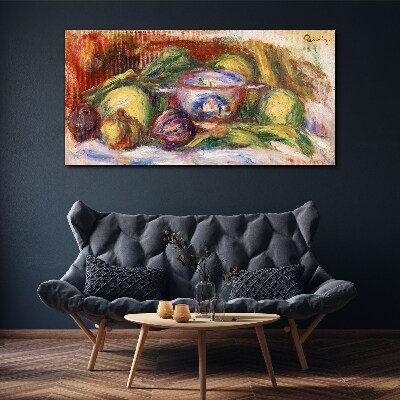Still life with fruit Print on canvas