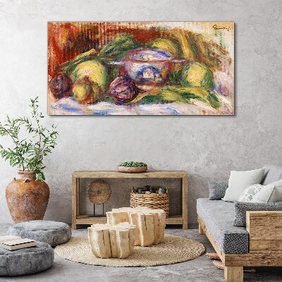 Still life with fruit Print on canvas