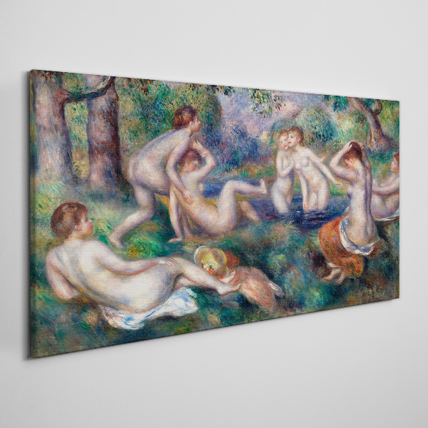 Fun in the garden Canvas wall art