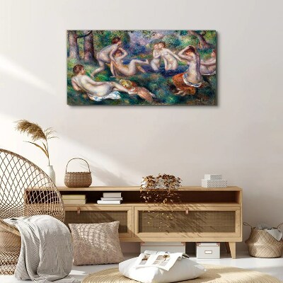 Fun in the garden Canvas wall art