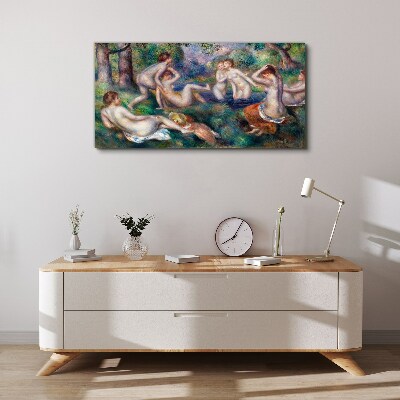 Fun in the garden Canvas wall art