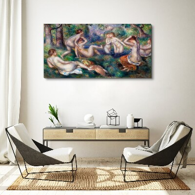 Fun in the garden Canvas wall art